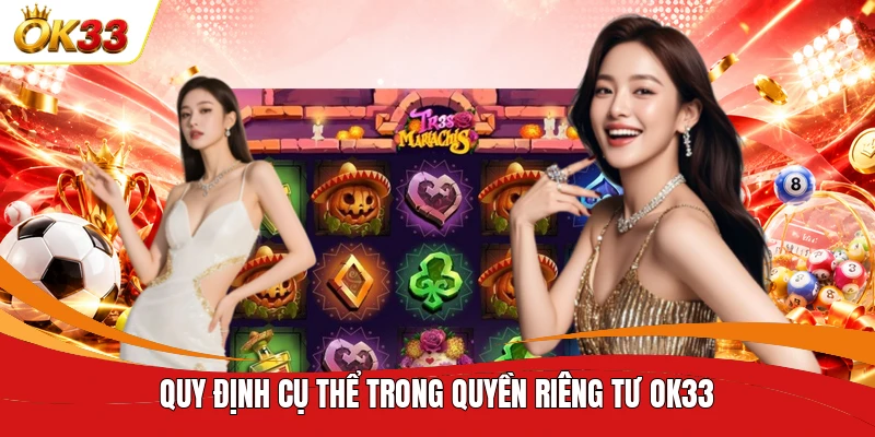 Quy định cụ thể trong quyền riêng tư OK33 